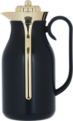 Rayana Timeless Plastic Thermos, 1 Liter - Black product image 1