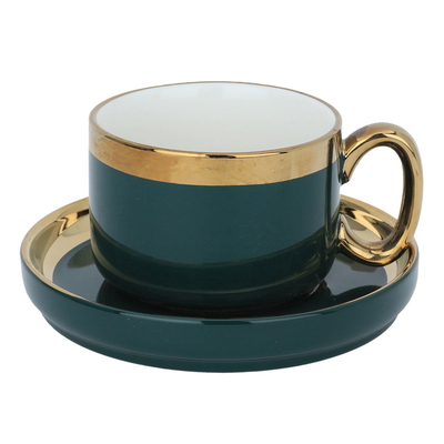 طقم سفرة بورسلان السيف غاليري، دائري، 51 قطعة - أخضر product image 6