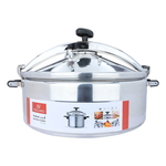 Al Saif Gallery Volcano Aluminum Pressure Cooker, 85 Liters - Silver product image 1