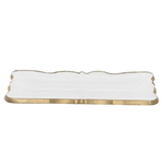 Al Saif Gallery glass sweet dish, 23 x 10 x 1.5 cm, rectangular, small - clear product image 2