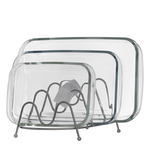 Al Saif Gallery Glass Oven Trays Set, 3 Pieces - Clear product image 1