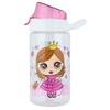 Nahla HASCEVHER plastic bottle with pink lid, 520 ml - transparent product image 1