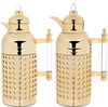 Al Saif Gallery Sarah Steel Thermos Set, 1/1 Liter, 2 Pieces - Gold product image 1