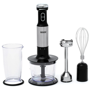 Edison Steel Hand Blender, 400 Watts, 500 Ml, Two Speeds - Black Silver product image