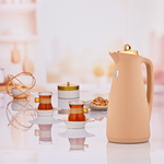 Timeless plastic thermos, 1 liter, squeeze - beige product image 6