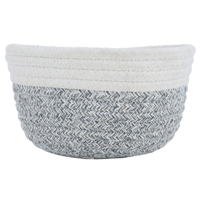 Al Saif Gallery Wicker Bowl, 11x20 cm, Round, Vietnamese - Grey product image 2