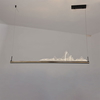 Modern aluminum chandelier from Al Saif Gallery, 100 cm - black product image 1