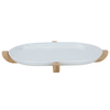 Al Saif Gallery Porcelain Serving Plate, 38X25.5X4 Cm - White product image 1