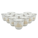 Al Saif Gallery Glass Teacoffee Serving Set, 50 Pieces - Clear Gold product image 3