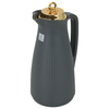 Al Saif Gallery Manal Timeless Glass Thermos, 1 Liter, Plastic Body - Dark Grey product image 2