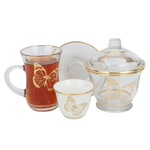 Al Saif Gallery Glass Serving Set, 50 Pieces - Clear product image 1