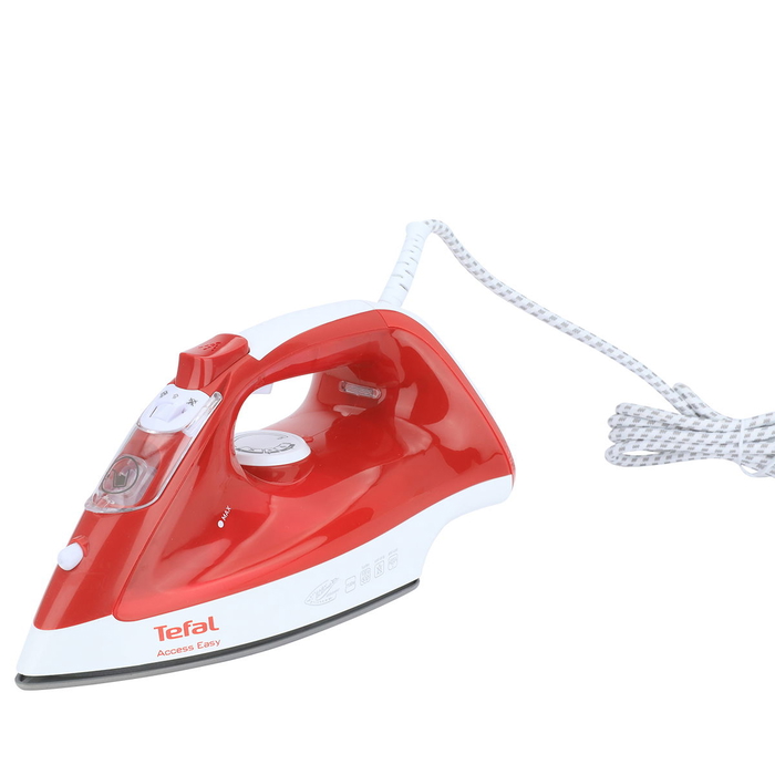 Tefal Steam Iron, 2100 Watt, Ceramic Soleplate - Red product image 1