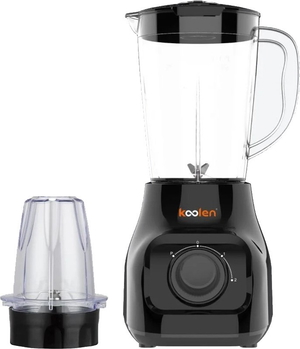 Koolen 2 In 1 Electric Blender, 350 Watt, Liter, 2 Speeds, 801107014 - Black product image