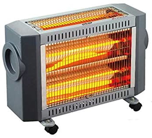 Home Master Electric Heater, 3 Sides, 5 Quartz Pipes, 2400 Watt - Gray product image