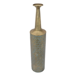 Steel vase with Saif Gallery decoration - gold product image 2