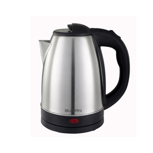 Buarn Professional KB-S103 Steel Electric Kettle, 1800 Watt, 1.8 Liter - Black Silver product image