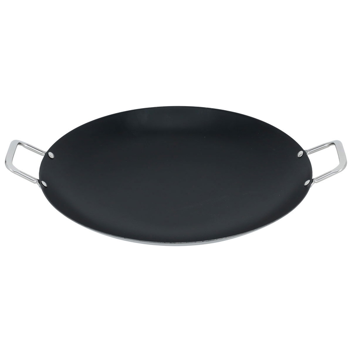 Al Saif Gallery Turkish steel roasting pan, 40 cm, black-silver plated product image 1