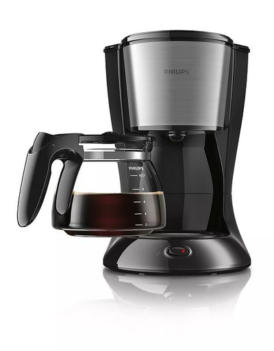 Philips Coffee Maker, 1.2L, 15 Cups, 920-1080W, Glass Carafe, HD7462/20 - Black product image 3