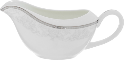 طقم سفرة بورسلان دانيا، 77 قطعة - ابيض فضي product image 7