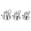 Al Saif Gallery Steel Teapot Set, 0.9, 1.2, 1.6 Liter, Gold-Silver Line product image 2