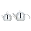 Al Saif Gallery steel samovar teapot set, 1.5+2 litres, 2 pieces - silver product image 2