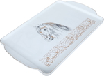 Al Saif Gallery Porcelain Saheel Serving Tray, Rectangular - White product image 2