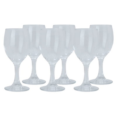 Al Saif Gallery Glass Cups Set, 6.5 oz, 6 Pieces - Clear product image 2