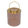 Al Ain Al Andalusia Indian Steel Lantern, 18 X 18 X 20 Cm - Gold product image 1