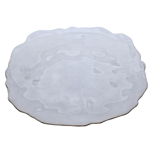 Al Saif Gallery glass plate, 2 x 25.5 cm, circular - transparent product image