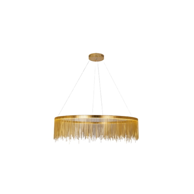 Neoclassical steel Al Saif Gallery chandelier, 100 cm - gold product image 2