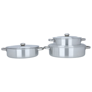 Al Saif Gallery Aluminum Cookware Set, 6 Pieces - Silver product image