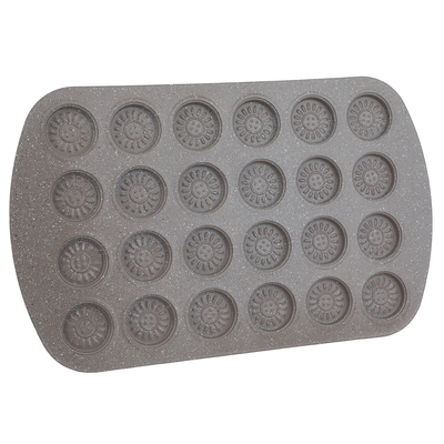 Al Saif Gallery Bake Chef Granite Cupcake Mold, 42 X 26 X 0.8 Cm - Light Brown product image 2