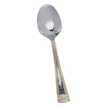 Al Saif Gallery steel spoon set, 6 pieces, engraved - gold silver product image 1