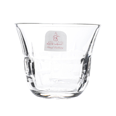 Al Saif Gallery Crystal Serving Set and Cups, 18 Pieces - Clear product image 2