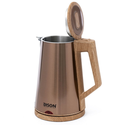 Edison Kettle, 1.7 Liter, 2150 Watt, Wooden Handle - Light Brown product image 4