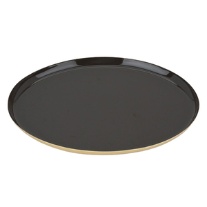 Al Saif Gallery Metal Sweet Serving Plate, 25X19X1.9 Cm - Brown product image