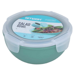 Al Saif Gallery plastic food container, 1 liter, deep, with lid - green product image 1