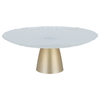 Al Saif Gallery Glass Serving Stand, 32X32X12 Cm - Pearly White product image 1