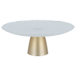 Al Saif Gallery Glass Serving Stand, 32X32X12 Cm - Pearly White product image 1