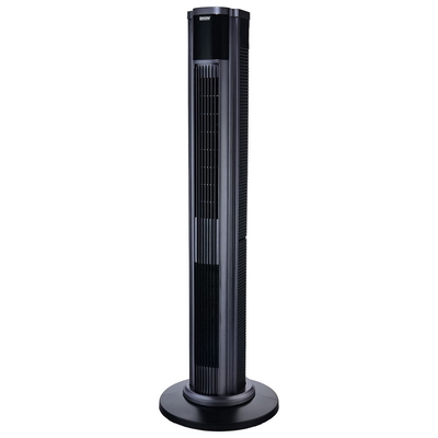 مروحة مع دفاية إديسون ، 2200 واط، 3 سرعات تبريد - أسود product image 1