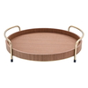 Al Saif Gallery Wooden Serving Tray, 37 Cm - Brown product image 1