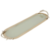 Tofaria Al Saif Gallery Estelle Presentation, 56x15.5x2.4 cm, Oval, Large - Light Green product image 1