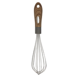 Al Saif Gallery steel cake whisk, 11.5 cm, wooden handle - brown product image 1