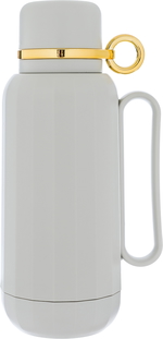 Al Saif Gallery Rahal Plastic Thermos, 1 Liter - Stone Grey product image 1