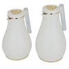 Al Saif Gallery Karam plastic thermos set, two pieces, Islamic pattern - white product image 2