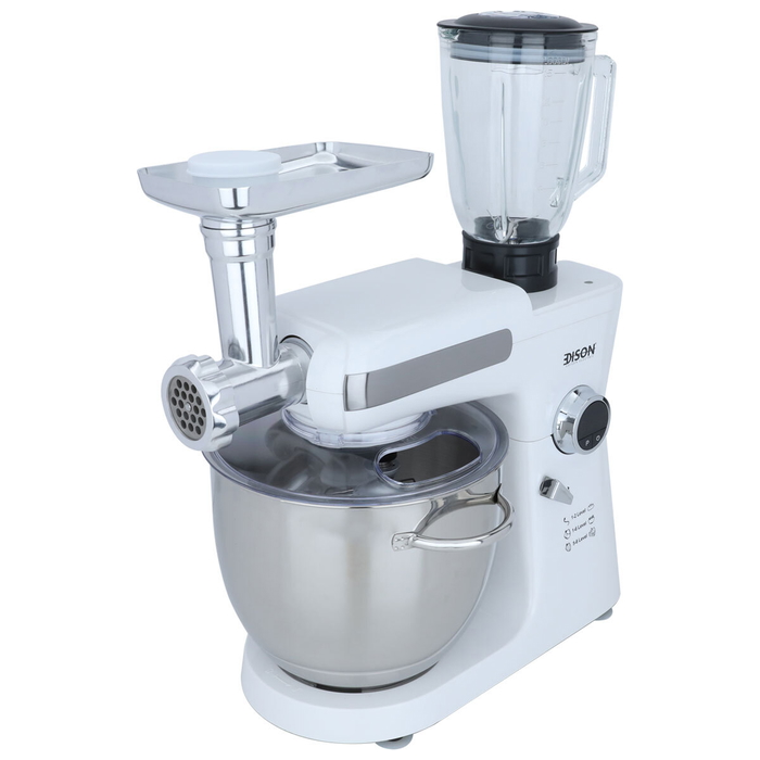 Edison FM162 Digital Plastic Electric Kneading Machines, 2000 Watt, 10 Liter, 8 Speeds, 4 Functions - White product image 2