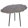 Al Saif Gallery metal serving table, 58x41x47 cm - grey product image 1