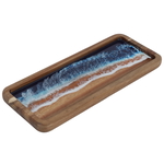 Al Saif Gallery wooden serving plate, 305 x 127 x 305 cm, rectangular - wooden product image 2